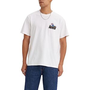 Levi's Men's Ss Relaxed Fit Tee T-Shirt, Brin Poster Logo White+, S Levi's Men's Ss Relaxed Fit Tee T-Shirt, Brin Poster Logo White+, S