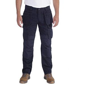 Carhartt Steel Rugged Flex Relaxed Fit Doppelfront-Cargo-Arbeitshose mit Mehreren Taschen, Herren, Blau, W38/L32 Carhartt Steel Rugged Flex Relaxed Fit Doppelfront-Cargo-Arbeitshose mit Mehreren Taschen, Herren, Blau, W38/L32