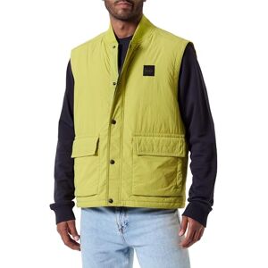 Boss Men's Ocomo1-W Outerw_Waistcoat, Open Green398, 50 Boss Men's Ocomo1-W Outerw_Waistcoat, Open Green398, 50