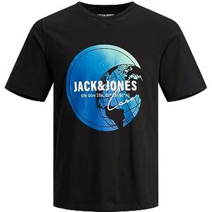 JACK & JONES Men's Jcocapsule Gradient Tee Ss Crew Neck Mc T-Shirt, Black, M JACK & JONES Men's Jcocapsule Gradient Tee Ss Crew Neck Mc T-Shirt, Black, M