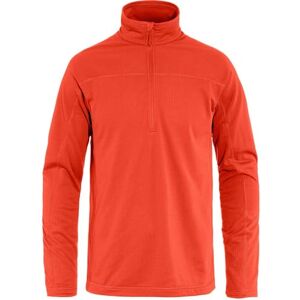 Fjällräven Fjallraven 87113-214 Abisko Lite Fleece Half Zip M Sweatshirt Men's Flame Orange Size XL Fjällräven Fjallraven 87113-214 Abisko Lite Fleece Half Zip M Sweatshirt Men's Flame Orange Size XL