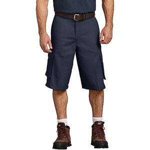 Dickies Men's 13" Loose Fit Twill Cargo Short Big, Dark Navy V1, 34 Dickies Men's 13" Loose Fit Twill Cargo Short Big, Dark Navy V1, 34