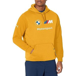 Puma Men's BMW M Motorsport Essentials Fleece Hoodie, Amber, XL Puma Men's BMW M Motorsport Essentials Fleece Hoodie, Amber, XL