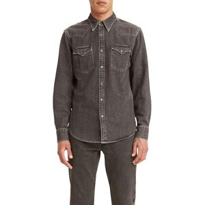 Levi's Men's Barstow Western Standard Woven shirts, Black Washed, M Levi's Men's Barstow Western Standard Woven shirts, Black Washed, M