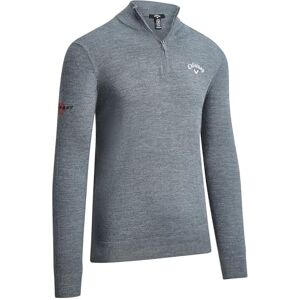 Callaway Golf Tops for Men, Long Sleeve Thermal Sweater, with 1/4 Zip, Merino Wool Blend (Steel Heather Grey) Callaway Golf Tops for Men, Long Sleeve Thermal Sweater, with 1/4 Zip, Merino Wool Blend (Steel Heather Grey)