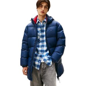 Tommy Jeans Men's Tjm Essential Down Parka Dm0dm20466 Other Jackets, Blue (Dark Night Navy), M Tommy Jeans Men's Tjm Essential Down Parka Dm0dm20466 Other Jackets, Blue (Dark Night Navy), M