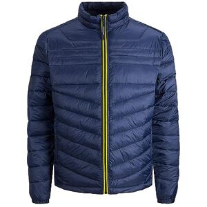 JACK & JONES Mens Puffer Jacket Full Zip Long Sleeve Quilted Padded Puffer Jacket for Men, Navy Blazer Colour, Size- S JACK & JONES Mens Puffer Jacket Full Zip Long Sleeve Quilted Padded Puffer Jacket for Men, Navy Blazer Colour, Size- S