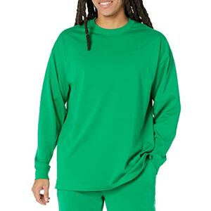 Amazon Essentials Men's Oversized Long-Sleeved Organic Cotton T-Shirt, Green, 3XL Plus Amazon Essentials Men's Oversized Long-Sleeved Organic Cotton T-Shirt, Green, 3XL Plus