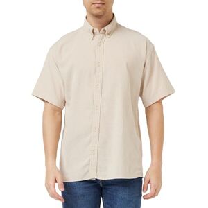 JACK & JONES Men's Jcoclassic Oxford Shirt Ss Relaxed Sn, Cobblestone/Detail: Solid, M JACK & JONES Men's Jcoclassic Oxford Shirt Ss Relaxed Sn, Cobblestone/Detail: Solid, M