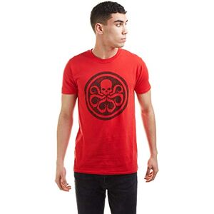 Marvel Men's Hydra Logo T Shirt, Red, M UK Marvel Men's Hydra Logo T Shirt, Red, M UK