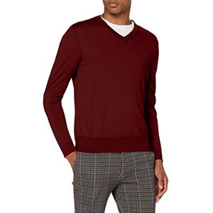 FALKE 60126 Men's V-Neck Long Sleeve, Mens, 60126, Black Curr, M FALKE 60126 Men's V-Neck Long Sleeve, Mens, 60126, Black Curr, M