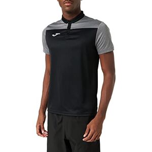 Joma Men's Combi Polo Shirt, mens, 101371.111.M, black/grey, M Joma Men's Combi Polo Shirt, mens, 101371.111.M, black/grey, M