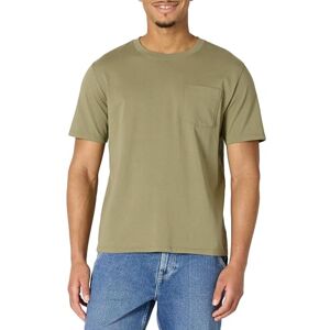 Amazon Essentials Men's Relaxed-Fit Heavyweight Cotton Pocket T-Shirt, Light Olive, XX-Large Amazon Essentials Men's Relaxed-Fit Heavyweight Cotton Pocket T-Shirt, Light Olive, XX-Large