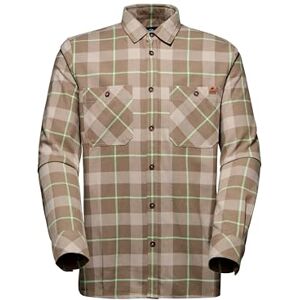 Mammut Alvra Longsleeve Shirt Men Dark Sand-neo Lime S Mammut Alvra Longsleeve Shirt Men Dark Sand-neo Lime S