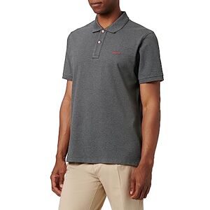 GANT Men's REG Contrast Pique SS Rugger, Antracit Melange, M GANT Men's REG Contrast Pique SS Rugger, Antracit Melange, M