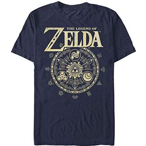 Nintendo Men's Legend of Zelda Symbolic Circle T-Shirt, Navy Blue, Large Nintendo Men's Legend of Zelda Symbolic Circle T-Shirt, Navy Blue, Large
