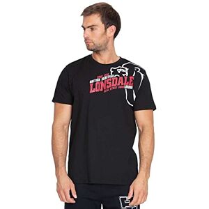 Lonsdale Men's Men s Walkley Regular Fit T Shirt Black Medium, Black, M UK Lonsdale Men's Men s Walkley Regular Fit T Shirt Black Medium, Black, M UK