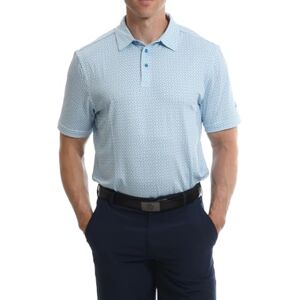 Under Par Men's Golf Polo Breathable Moisture Wicking Quick Dry Stretch Short Sleeve All Over Link Print Golf Polo Shirt, 2388 Aqua, XL Under Par Men's Golf Polo Breathable Moisture Wicking Quick Dry Stretch Short Sleeve All Over Link Print Golf Polo Shirt, 2388 Aqua, XL