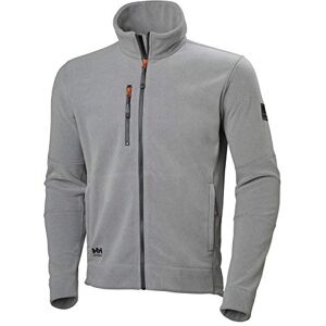 Helly Hansen Workwear Men's Kensington Fleece Jacket Polo Sweater, Grey Melange, X-Large Helly Hansen Workwear Men's Kensington Fleece Jacket Polo Sweater, Grey Melange, X-Large