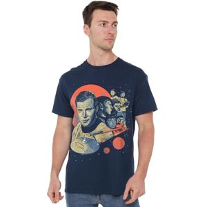 Star Trek Trek Poster Unisex T Shirt, Navy, XXXX-Large Star Trek Trek Poster Unisex T Shirt, Navy, XXXX-Large