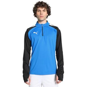 Puma Men's Teamliga 1/4 Zip Top Sweater, Electric Blue Lemonade/Black, XL UK Puma Men's Teamliga 1/4 Zip Top Sweater, Electric Blue Lemonade/Black, XL UK