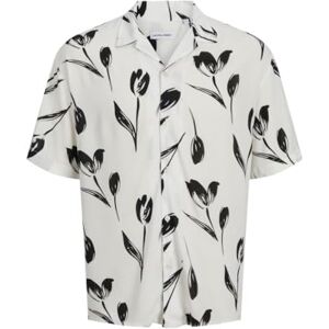 JACK & JONES Men's Jjejeff Charge Resort Shirt Ss Sn Short-Sleeved, Cloud Dancer, L JACK & JONES Men's Jjejeff Charge Resort Shirt Ss Sn Short-Sleeved, Cloud Dancer, L