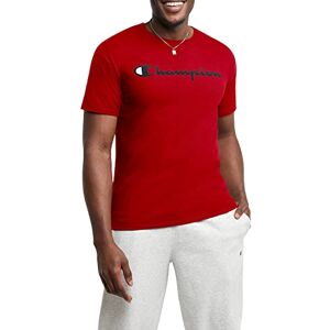 Champion Men's, Classic Graphic, Soft and Comfortable T-Shirts Logo (Reg. Or Big & Tall), Scarlet Script, XS Champion Men's, Classic Graphic, Soft and Comfortable T-Shirts Logo (Reg. Or Big & Tall), Scarlet Script, XS