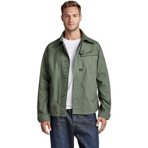 G-STAR Men's High Collar Overshirt, Green (lt hunter D21981-9288-8165), L G-STAR Men's High Collar Overshirt, Green (lt hunter D21981-9288-8165), L