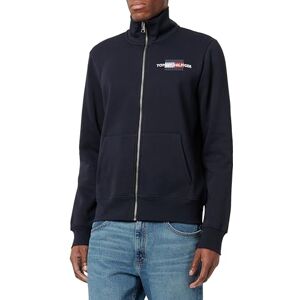 Tommy Hilfiger Men’s Flag Embroidery Stand Collar Zipped Sweatshirt, Blue (Desert Sky), M Tommy Hilfiger Men’s Flag Embroidery Stand Collar Zipped Sweatshirt, Blue (Desert Sky), M