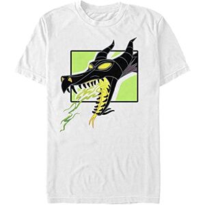 Disney Men's Villains Dragon Breath T-Shirt, White, S Disney Men's Villains Dragon Breath T-Shirt, White, S