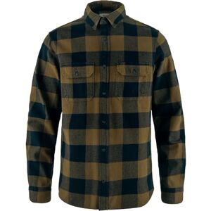 Fjällräven FJALLRAVEN 82978-265-555 Övik Heavy Flannel Shirt M T-Shirt Men's Wood Brown-Dark Navy Size XL Fjällräven FJALLRAVEN 82978-265-555 Övik Heavy Flannel Shirt M T-Shirt Men's Wood Brown-Dark Navy Size XL
