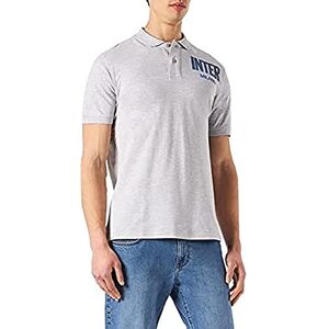 Inter F.C.nazionale Men's P452 Polo Shirt, Grey, M Inter F.C.nazionale Men's P452 Polo Shirt, Grey, M