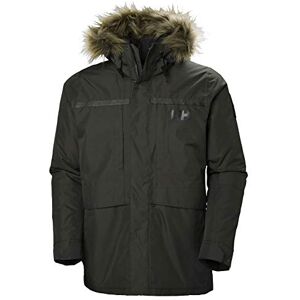 Helly Hansen Men's Coastal 2 Parka Insulated Waterproof Jacket, Beluga, Large Helly Hansen Men's Coastal 2 Parka Insulated Waterproof Jacket, Beluga, Large