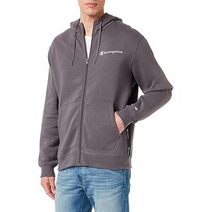 Champion Men's Legacy American Tape-Powerblend Fleece Full Zip Hooded Sweatshirt, Grigio Grafite, L Champion Men's Legacy American Tape-Powerblend Fleece Full Zip Hooded Sweatshirt, Grigio Grafite, L