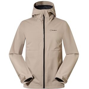 Berghaus Men's Arnaby Lightweight Stretch Waterproof Hooded Jacket, Taupe, XS Berghaus Men's Arnaby Lightweight Stretch Waterproof Hooded Jacket, Taupe, XS