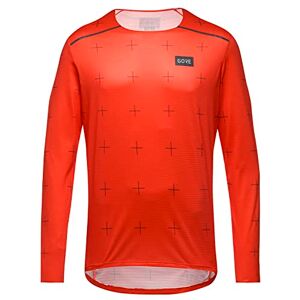 GORE Men's Breathable Shirt, Contest, Comfortable Long-sleeved Functional Shirt, Quick-drying, Fireball, L GORE Men's Breathable Shirt, Contest, Comfortable Long-sleeved Functional Shirt, Quick-drying, Fireball, L