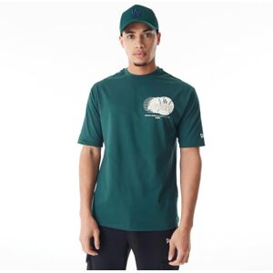 New Era Baseball T-Shirt Oversized Los Angeles Dodgers Dark Green Off Whitete New Era Baseball T-Shirt Oversized Los Angeles Dodgers Dark Green Off Whitete