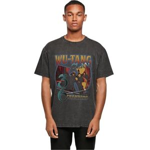 MT Upscale Mt2867-Wu Tang 36 Chambers Acid was Oversize Tee T-Shirt, Black, L Große Größen Tall MT Upscale Mt2867-Wu Tang 36 Chambers Acid was Oversize Tee T-Shirt, Black, L Große Größen Tall