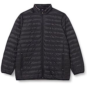 Tommy Hilfiger Men's Packable Recycled Jacket for Transition Weather, Black (Black), XXL Tommy Hilfiger Men's Packable Recycled Jacket for Transition Weather, Black (Black), XXL
