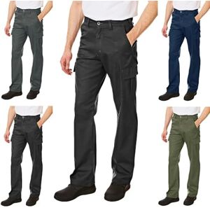 Lee Men's Classic Multi Pocket Cargo Work Trouser Easy care Safety Pant, Black, 38W / 29L Lee Men's Classic Multi Pocket Cargo Work Trouser Easy care Safety Pant, Black, 38W / 29L