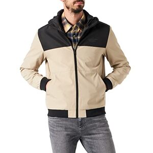 JACK & JONES Men's JJESEAM Jacket Hood NOOS, Crockery/Detail:Blocking, S JACK & JONES Men's JJESEAM Jacket Hood NOOS, Crockery/Detail:Blocking, S