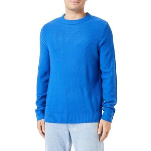 JACK & JONES Men's Jorkyle Knit Crew Neck Jumper, Nautical Blue, XL JACK & JONES Men's Jorkyle Knit Crew Neck Jumper, Nautical Blue, XL