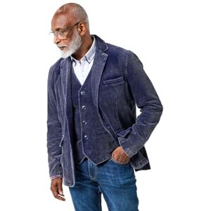 Joe Browns Men's Elbow Patch Corduroy Blazer, Regular, Navy, UK 48 Joe Browns Men's Elbow Patch Corduroy Blazer, Regular, Navy, UK 48