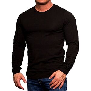 JACK & JONES Men's Basic O-Neck Tee T-Shirt, Black, L JACK & JONES Men's Basic O-Neck Tee T-Shirt, Black, L