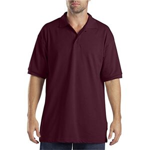 Dickies Men's Big Short-Sleeve Pique Polo Shirt, Burgundy V1, Medium Dickies Men's Big Short-Sleeve Pique Polo Shirt, Burgundy V1, Medium