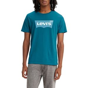 Levi's Men's Graphic Crewneck Tee T-Shirt, Batwing Ocean Depths, XS Levi's Men's Graphic Crewneck Tee T-Shirt, Batwing Ocean Depths, XS