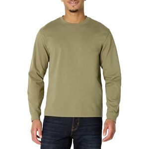 Amazon Essentials Men's Heavyweight Relaxed-Fit Long-Sleeved T-Shirt, Light Olive, XXL Amazon Essentials Men's Heavyweight Relaxed-Fit Long-Sleeved T-Shirt, Light Olive, XXL