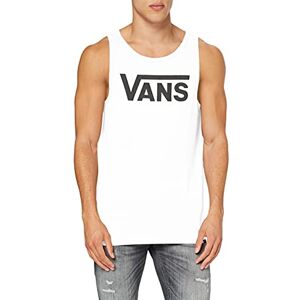 Vans Men's Classic Tank Regular Fit Round Collar Sleeveless T Shirt, White (White-Black Yb), X-Small (Manufacturer Size: XS) Vans Men's Classic Tank Regular Fit Round Collar Sleeveless T Shirt, White (White-Black Yb), X-Small (Manufacturer Size: XS)