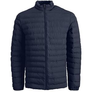 JACK & JONES JACK&JONES PLUS Men's JJERECYCLE Puffer Collar NOOS PS Jacket, Navy Blazer, 3XL JACK & JONES JACK&JONES PLUS Men's JJERECYCLE Puffer Collar NOOS PS Jacket, Navy Blazer, 3XL