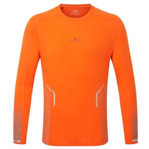 Ronhill Running, Men's Tech Reflect L/S Tee, CardinalOrange/Reflct, S Ronhill Running, Men's Tech Reflect L/S Tee, CardinalOrange/Reflct, S